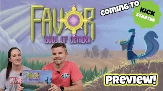 Preview of Favor: Gods of Oethera | Coming to #kickstarter | Love 2 Hate #boardgames Review