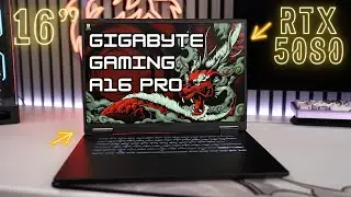 Gigabyte Gaming A16 Pro DYH (GA6DH) RTX 5080 Benchmark Review : Power Without the Bulk?
