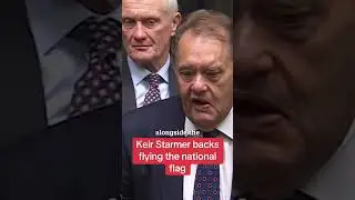 Keir Starmer backs flying the national flag #themirror #news #politics