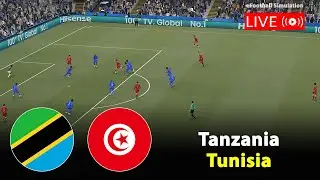 🔴Live- Tanzania vs Tunisia | Africa Cup of Nations 2025 Match | PES21 Game Simulation