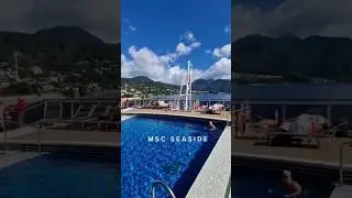 Msc Seaside aft pool  #pool #cruise #msccruises
