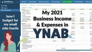 2021 Side Hustle Income Report | small business budgeting with YNAB
