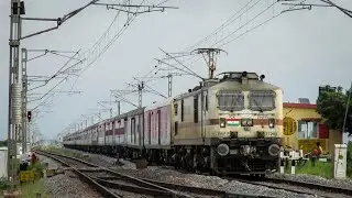 02163 Chennai Mumbai LTT Festival Special | ED WAP7 | Indian Railways
