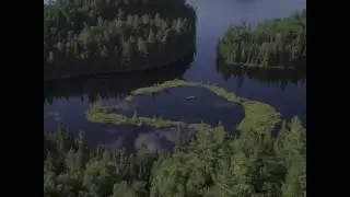 Beautiful evening Kipawa Lake