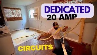 How to run dedicated 20amp circuits