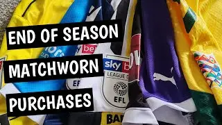 Showcasing My LATEST Matchworn Football Shirt Purchases