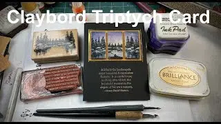 Stampscapes Triptych Card: Lakeside Cove