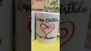Customized Gift ✨Name Mug Set for couple printing🧋#shorts #couple #trending