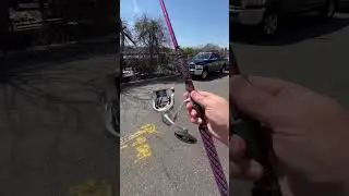 Shimano Stradic FM 3000 with a Dark Matter Psychedelic Inshore is the perfect combo for striped bass