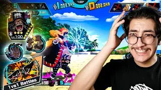 تيتش لفل 100 زيهاهاها يهز الماب 1vs1 باونتي راش 😱 - OPBR