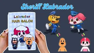 DIY Sheriff Labrador Quiet Book Tutorial | Step-by-Step Guide for Beginners #sherifflabrador
