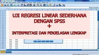 Uji Regresi Linear Sederhana dengan SPSS Sangat Detail