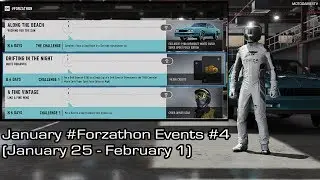 Forza Motorsport 7 - January #Forzathon Events #4 (January 25 - February 1)