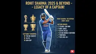 Rohit Sharma Stats 2025: Centuries, Captaincy Record & Major Trophies