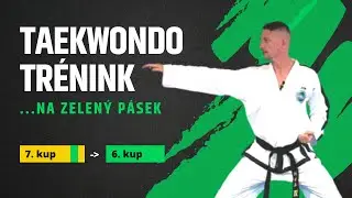 🥋 TAEKWONDO TR&Eacute;NINK NA ZELEN&Yacute; P&Aacute;SEK (7.KUP - 6.KUP) I tkdonline.cz