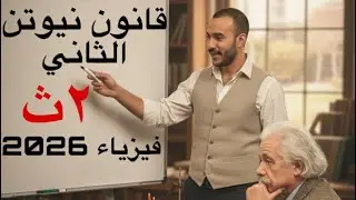 شرح قانون نيوتن التاني فيزياء تانيه ثانوي-2026-في ٣٠ دقيقة🔥🔥