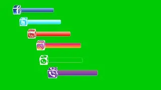 Green screen social media icon || social media green screen download free || no copyright 💯% free ||