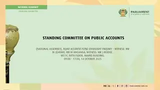 Standing Committee on Public Accounts, 14 October 2025