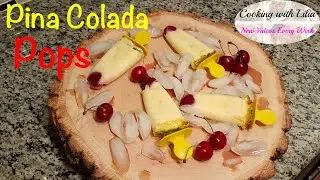 Pina Colada Popsicles - How to Make Homemade Popsicles - Pina Colada Pops Summer Treat