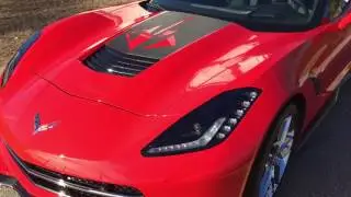 Red corvette ceramic coating paint correction Gotcha LOOK'n Good