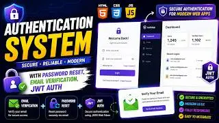 🔐 Authentication System with Password Reset, Email Verification & JWT Authentication | MERN Project