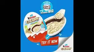 FLIP. PEEL. SCOOP. Your Kinder Creamy Goodness is here!