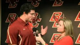 Luke Kuechly visits campus for NFL Pro Day