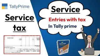 Service Tax entries  In Tally Prime
