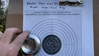 50 yd Can Bottom Challenge - Diana Mod 34