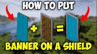 How to put Banner on a Shield in Minecraft 1.21.5