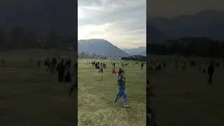 Evening scene at Chougan (playground) in Kishtwar valley