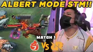 MATCH YG DITUNGGU2!! HAYABUSHA ALBERT BENER2 MENGGILA!! - RRQ VS AURA MATCH 1 MPL S9