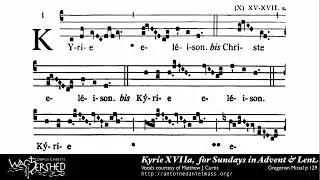 Kyrie A . Missa XVII
