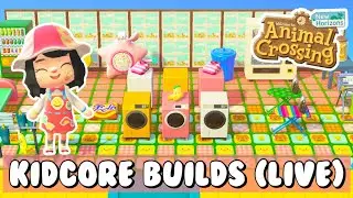 Building a Kidcore Laundromat & Community Garden! (Animal Crossing: New Horizons)