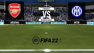 FIFA 22 5v5 Futsal VOLTA FOOTBALL Gameplay - ARSENAL vs INTER | PC ORIGIN Version