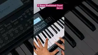 F Sharp Diminished Chord #cords #music #learn #teach #tutor #shorts #viral #trending #shortsvideo