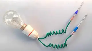 How to make a electric wire test lamp || Homemade electric wire tester