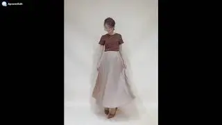 ロングプリーツスカート