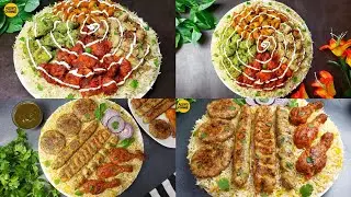 BBQ Chicken Platters 2 Unique BUDGET FRIENDLY Ideas For Eid by Aqsa's Cuisine, Tikka, Kabab, Pulao