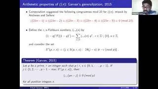 A. Goswami--Arithmeticity and quantum modularity for generalized Kontsevich-Zagier strange series.