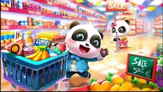 Baby Panda's Supermarket | Kids Grocery Shopping | BabyBus Game    @GREAT GIRLS GAMES