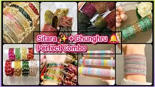 Sitara Bangles ke Saath Ghunghru Bangles ✨ Aapke Haathon Ko Denge Alag Aur Different Look
