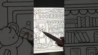Color inside the lines ! #procreate #cocowyocoloringbook #cocowyo #adultcoloring
