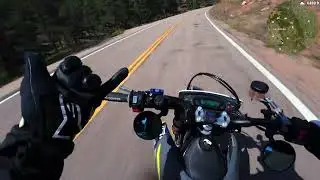 Husqvarna 701 Supermoto | Новая задняя шина ContiAttack SM2: обкатка вверх и вниз по горам, часть 2