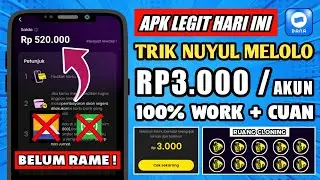 BELUM RAME ! TRIK NUYUL APK MELOLO PENGHASIL UANG 2025, APLIKASI PENGHASIL SALDO DANA TERCEPAT 2025