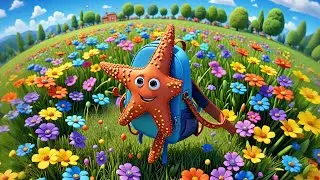 A Starfish in My Backpack 🐠🎒 | Fun Kids Story Song | Preschool Learning & Beach Adventure