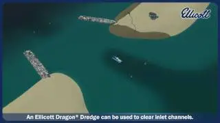 Dredging Inlets and Harbors with an Ellicott Dragon&reg; Dredger