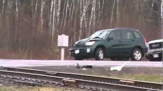 Train vs SUV Trans Canada Highway