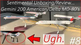 Sentimental Unboxing... | Gemini 200 American MD-83 & Delta MD-88 | Model Unboxings #8 (Broken...)