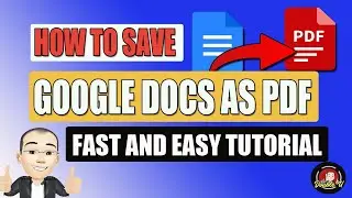 HOW TO SAVE GOOGLE DOCS AS PDF FAST AND EASY TUTORIAL